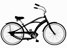 26"beach cruiser bike